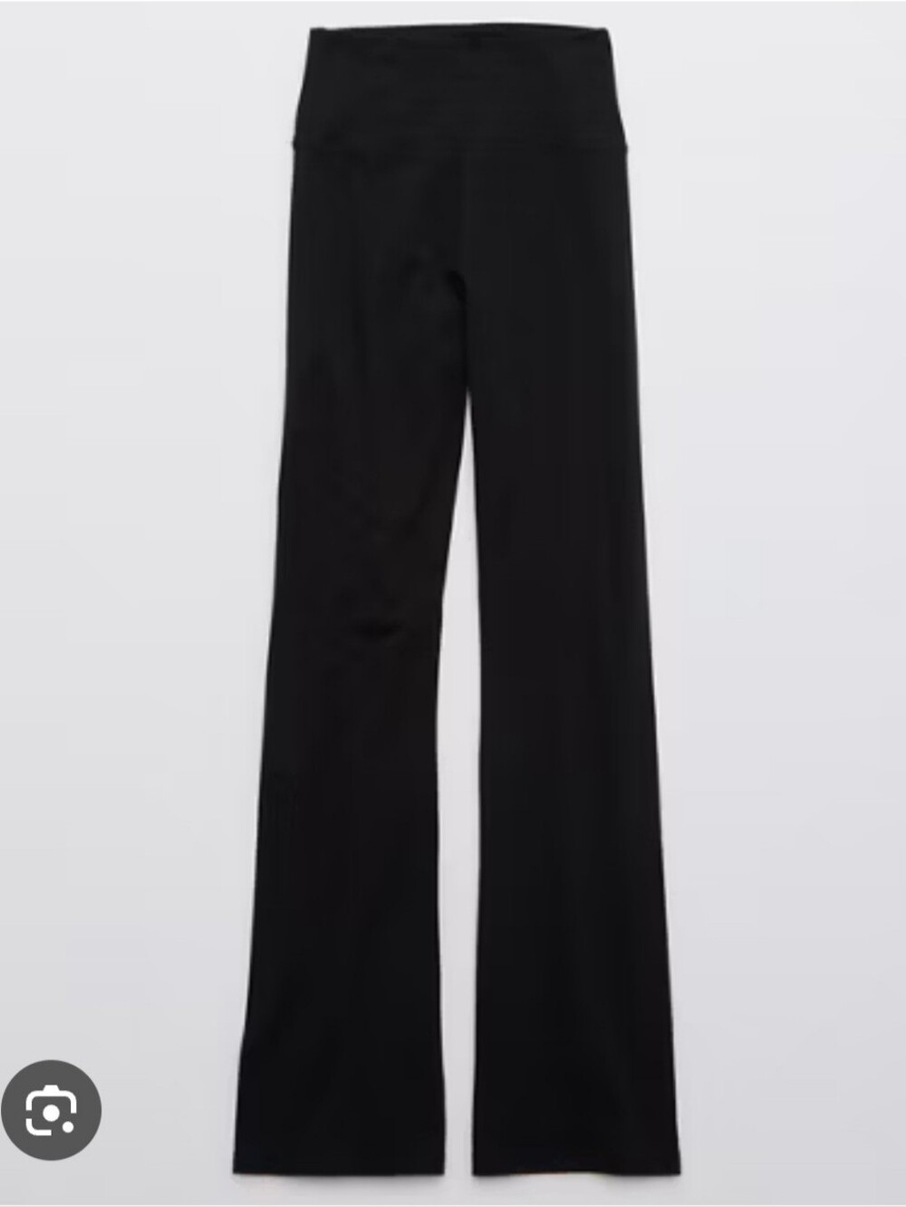 Aerie High-Waist Black Flare Pants